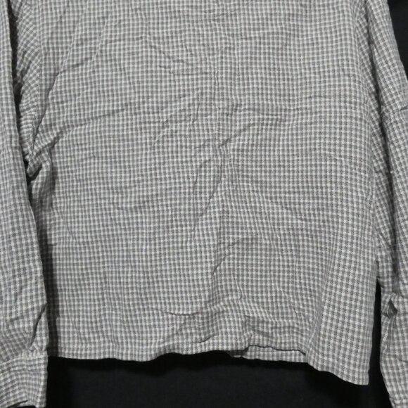 TOGO | small | Collared Button-Up Front Long Sleeve Shirt With Chest Pocket - Picture 14 of 15